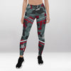 Legging d’Entraînement Rouge Militaire