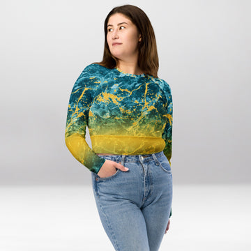 Crop Top Manches Longues Femme – Île au Trésor