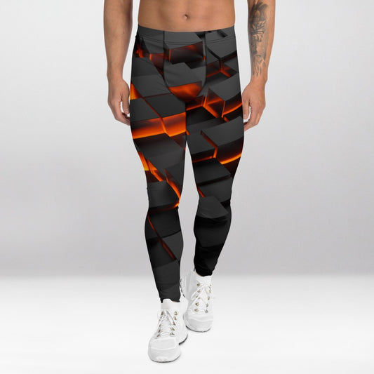 Leggings d’Entraînement Homme Cubes Ardents