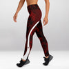 Legging d’Entraînement Labyrinthe Rouge Miroir
