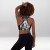 Brassière de Sport Rembourrée Précision Fleur en Rayons X