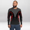 Rashguard Homme Ajusté Musclé – Maille Abstraite