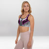 Brassière de Sport Rembourrée Précision Rose Textile