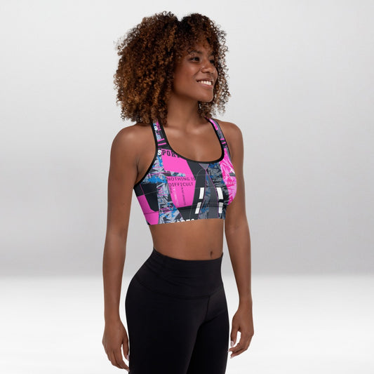 Brassière de Sport Rembourrée Précision Le Sport est un Art
