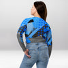 Crop Top Manches Longues Femme – Croix Bleue