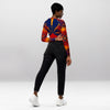 Crop Top Manches Longues Femme – La Réunion en Couleurs