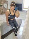 Brassière de Sport Rembourrée Précision Camouflage Noir