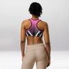 Brassière de Sport Rembourrée Précision Évasion Rose