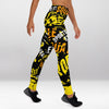 Legging d’Entraînement Jaune Graffiti