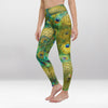 Legging d’Entraînement Vert Paon