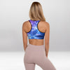 Brassière de Sport Rembourrée Précision Lumières de Cristal