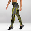Legging d’Entraînement Feuille Dorée