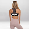 Brassière de Sport Rembourrée Précision Rose Vectorielle