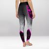 Legging d’Entraînement Rose Textile