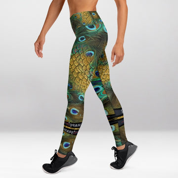 Legging d’Entraînement Paon Brun