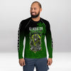 Rashguard Homme Ajusté Musclé – Guerrier Légendaire
