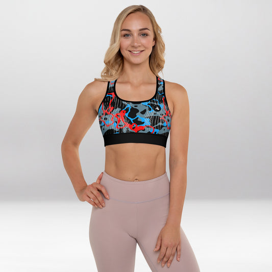 Brassière de Sport Rembourrée Précision Tempête Folle
