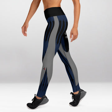 Legging d’Entraînement Motarde Bleue