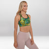 Brassière de Sport Rembourrée Précision Vert Paon