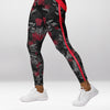 Legging d’Entraînement Fleur Numérique