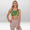 Brassière de Sport Rembourrée Précision Vert Paon