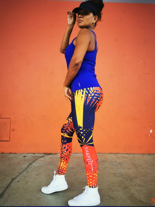 Legging d’Entraînement La Réunion en Couleurs