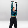 Crop Top Manches Longues Femme – Jade Graffiti