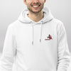 Sweat à Capuche Brodé en Coton Bio Shapeit – Blanc