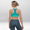 Brassière de Sport Rembourrée Turquoise