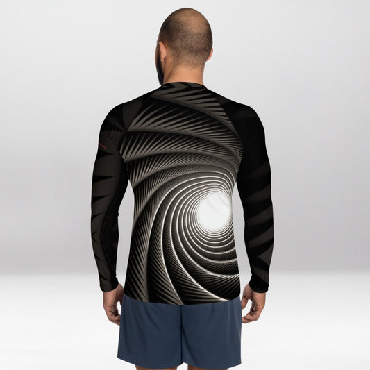 Rashguard Homme Entre dans la Lumière Style Géometrique