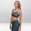 Brassière de Sport Rembourrée Rouge Militaire