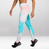 Legging d’Entraînement Rose Textile