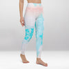 Legging d’Entraînement Rose Textile