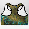 Brassière de Sport Rembourrée Précision Paon Brun
