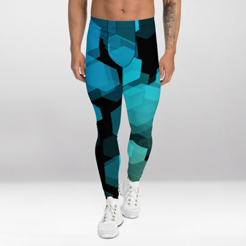 Legging d’Entraînement Homme Lumières Bleues
