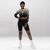 Crop Top Manches Longues Femme – Énergie Radieuse