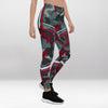 Legging d’Entraînement Rouge Militaire