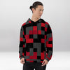 Sweat à Capuche Pixel Rouge