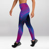 Legging d’Entraînement Lumières Stroboscopiques Violettes