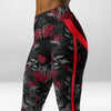 Legging d’Entraînement Fleur Numérique