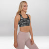 Brassière de Sport Rembourrée Précision Passion Sportive Noire