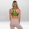 Brassière de Sport Rembourrée Précision Vert Paon