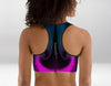 Brassière de Sport Rembourrée Violette Intense