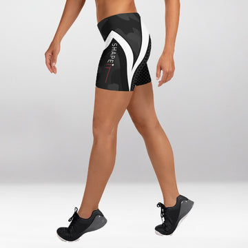 Short Court Femme Camouflage Noir