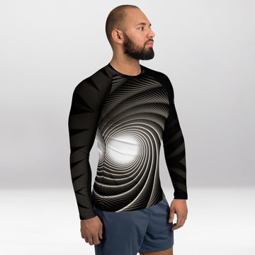 Rashguard Homme Entre dans la Lumière Style Géometrique