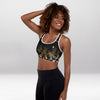 Brassière de Sport Rembourrée Précision Combat Orange