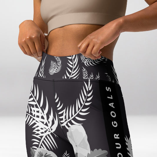 Legging d’Entraînement Fleur en Rayons X