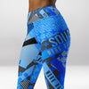 Legging d’Entraînement Croix Bleue