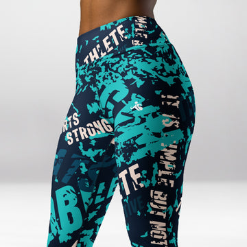 Legging d’Entraînement Jade Graffiti