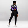 Crop Top Manches Longues - Violet Intense